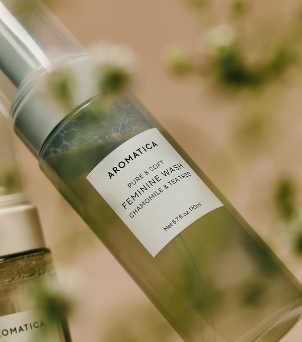 AROMATICA Pure & Soft Feminine Wash 170ml – Gel de Higiene Íntima Suave con Ácido Láctico