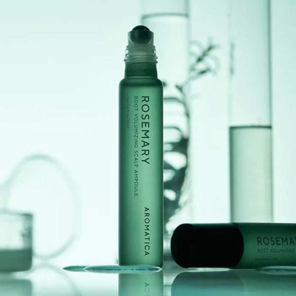 AROMATICA Rosemary Root Volumizing Scalp Ampoule 20ml – Ampolla Capilar Voluminizadora y Fortalecedora con Cafeína