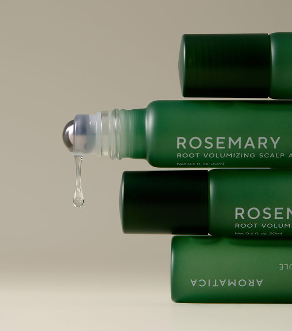 AROMATICA Rosemary Root Volumizing Scalp Ampoule 20ml – Ampolla Capilar Voluminizadora y Fortalecedora con Cafeína