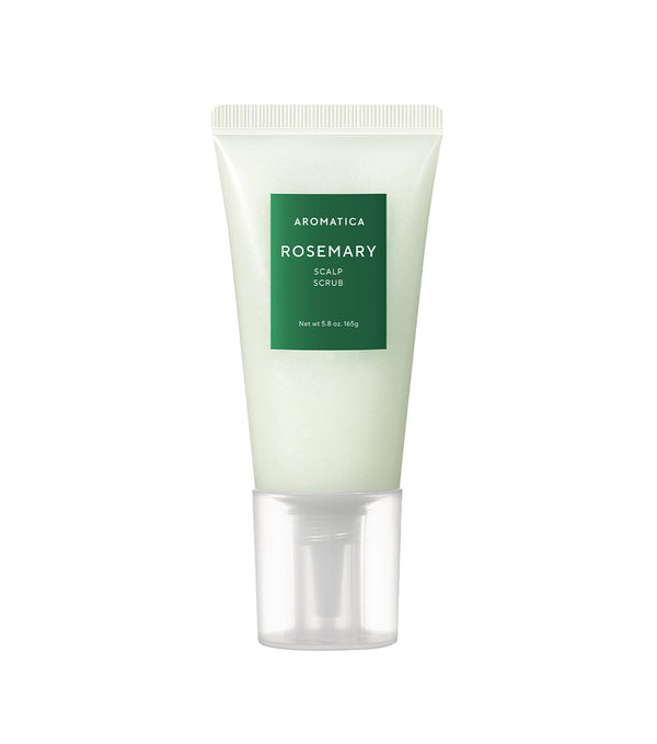 AROMATICA Rosemary Scalp Scrub 165g – Exfoliante Capilar Purificante con Sal del Mar Muerto