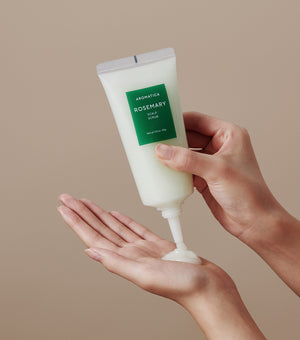 AROMATICA Rosemary Scalp Scrub 165g – Exfoliante Capilar Purificante con Sal del Mar Muerto