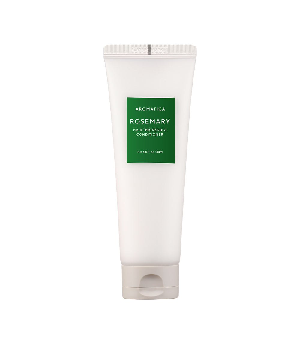 AROMATICA Rosemary Hair Thickening Conditioner Mini 180ml – Acondicionador Fortalecedor y Voluminizador con Romero