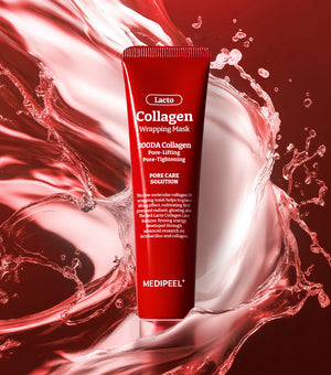 MEDI-PEEL Red Lacto Collagen Wrapping Mask 70ml – Mascarilla Peel-Off de Colágeno de Bajo Peso Molecular