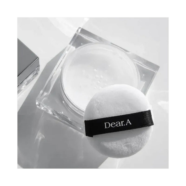 DEAR.A | Face Blur Finishing Powder 10g – Polvo Traslúcido Matificante con Sílice de Alta Pureza.