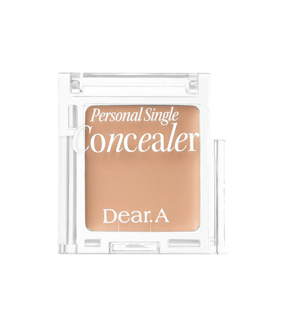 DEAR.A | Personal Single Concealer 8g – Corrector de Alta Cobertura con Escualano y Centella Asiática.