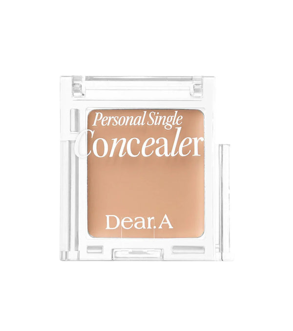 DEAR.A | Personal Single Concealer 8g – Corrector de Alta Cobertura con Escualano y Centella Asiática.