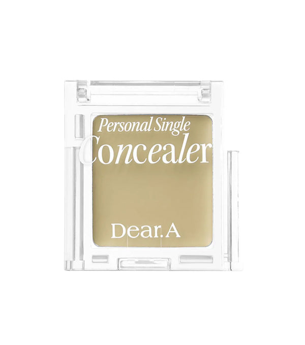 DEAR.A | Personal Single Concealer 8g – Corrector de Alta Cobertura con Escualano y Centella Asiática.