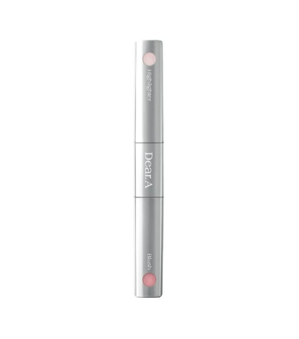 DEAR.A | Blush & Beam Dual Stick 8g – Rubor e Iluminador Dual con Ceramidas y Manteca de Karité.