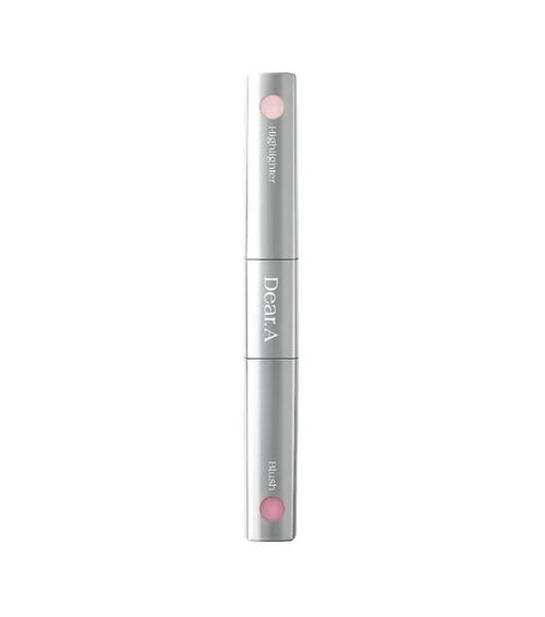 DEAR.A | Blush & Beam Dual Stick 8g – Rubor e Iluminador Dual con Ceramidas y Manteca de Karité.