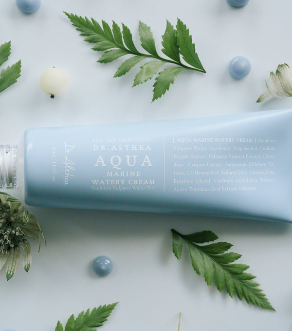 DR. ALTHEA | Aqua Marine Watery Cream | 50ml | Crema Gel Hidratante y Refrescante con 70% Bamboo