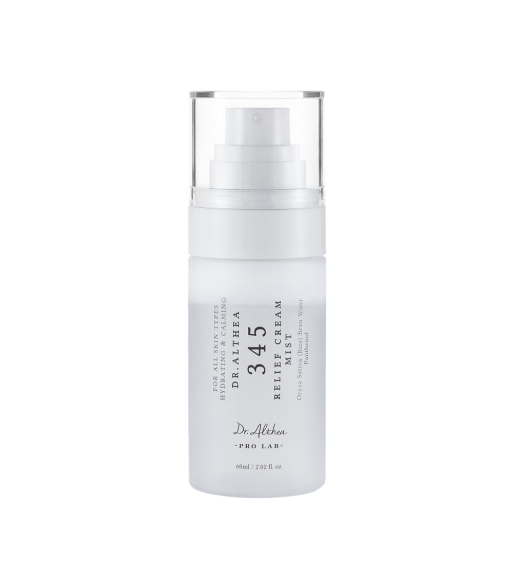 DR. ALTHEA | 345 Relief Cream Mist | 60ml | Bruma Facial en Crema Calmante con Agua de Arroz y Pantenol
