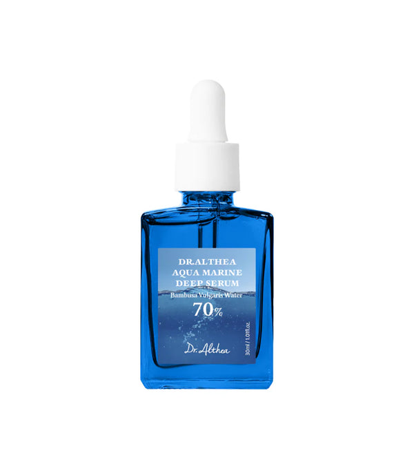 DR. ALTHEA | Aqua Marine Deep Serum | 30ml | Serum Facial Hidratante y Antiinflamatorio con 70% Bamboo y PDRN Vegano
