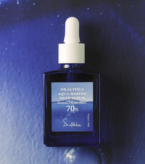 DR. ALTHEA | Aqua Marine Deep Serum | 30ml | Serum Facial Hidratante y Antiinflamatorio con 70% Bamboo y PDRN Vegano