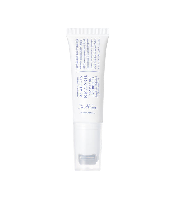 DR. ALTHEA | Retinol Flat Iron Eye Roller | 25ml | Sérum Contorno de Ojos con Retinol, Bakuchiol y Aplicador Roller