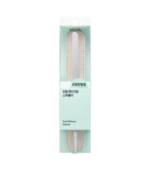 FILLIMILLI Dual Makeup Spatula 1 pza – Espátula para Base de Maquillaje con Acero Inoxidable Higiénico