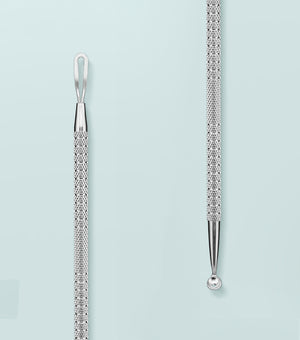 FILLIMILLI Pimple Extractor 1 pza – Extractor de Comedones e Imperfecciones con Acero Inoxidable Higiénico
