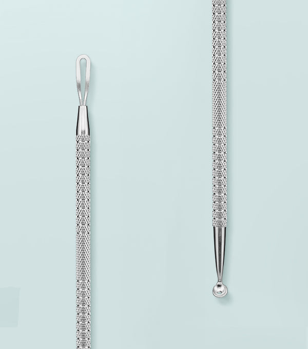 FILLIMILLI Pimple Extractor 1 pza – Extractor de Comedones e Imperfecciones con Acero Inoxidable Higiénico