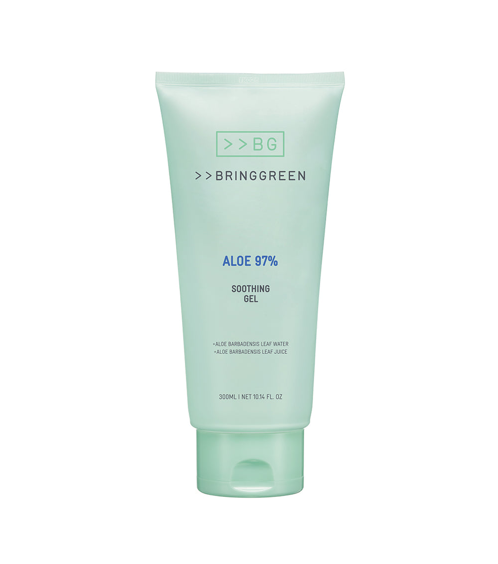 BRING GREEN | Aloe 97% Soothing Gel 300ml – Gel Hidratante y Calmante con Aloe Vera de Jeju.