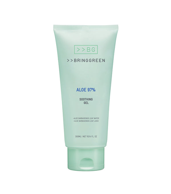 BRING GREEN | Aloe 97% Soothing Gel 300ml – Gel Hidratante y Calmante con Aloe Vera de Jeju.