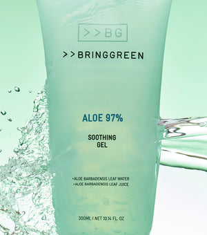 BRING GREEN | Aloe 97% Soothing Gel 300ml – Gel Hidratante y Calmante con Aloe Vera de Jeju.