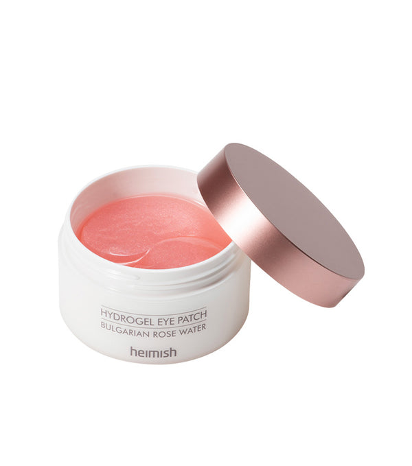 HEIMISH Bulgarian Rose Hydrogel Eye Patch 60 Parches – Parches Hidratantes e Iluminadores con Agua de Rosa Damascena