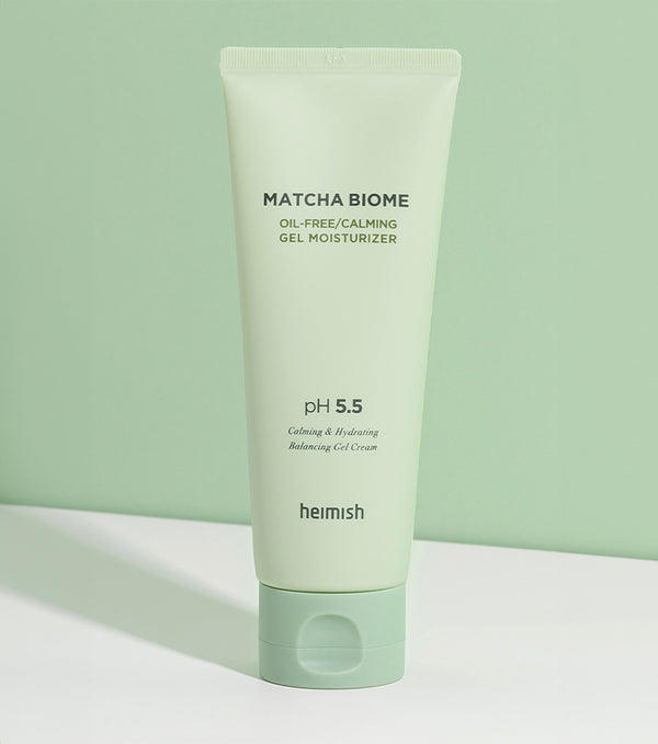 HEIMISH Matcha Biome Oil FREE Calming Gel Moisturizer 100ml – Crema Gel Hidratante Calmante con Matcha (Té Verde)
