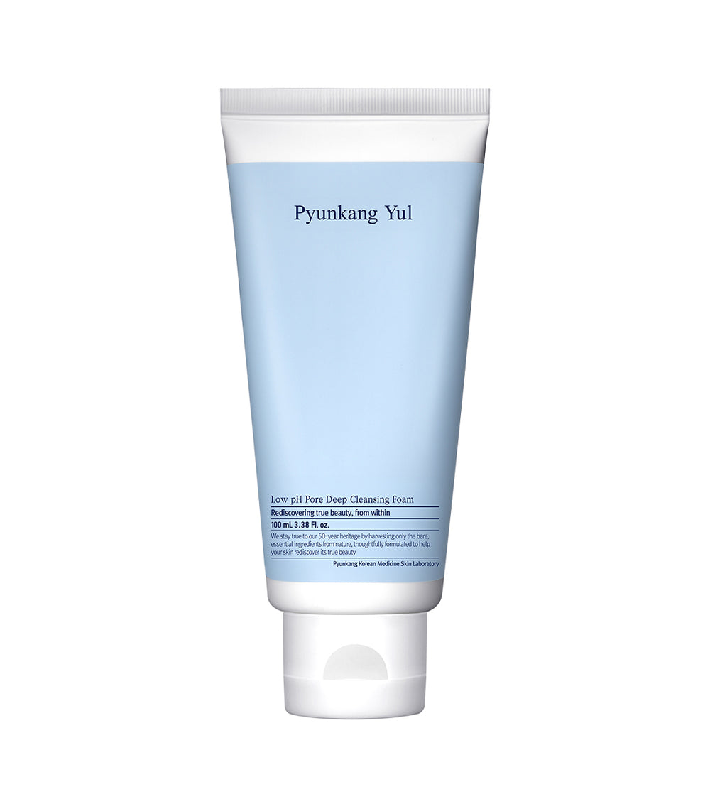 PYUNKANG YUL Low pH Pore Deep Cleansing Foam 100ml – Limpiador de Poros Profundo con Centella Asiática