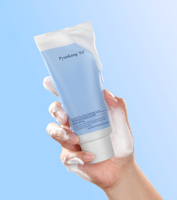 PYUNKANG YUL Low pH Pore Deep Cleansing Foam 100ml – Limpiador de Poros Profundo con Centella Asiática