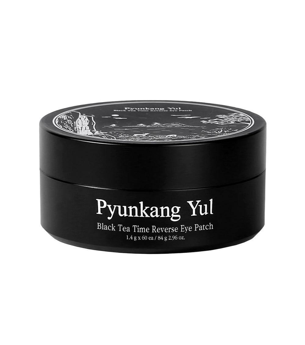 PYUNKANG YUL Black Tea Time Reverse Eye Patch 60u – Parches de Ojos Antiedad con Té Negro Fermentado