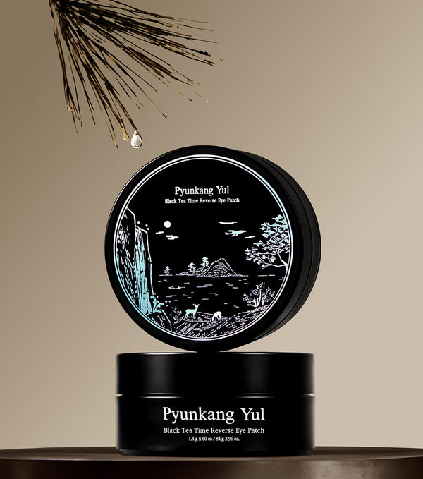 PYUNKANG YUL Black Tea Time Reverse Eye Patch 60u – Parches de Ojos Antiedad con Té Negro Fermentado