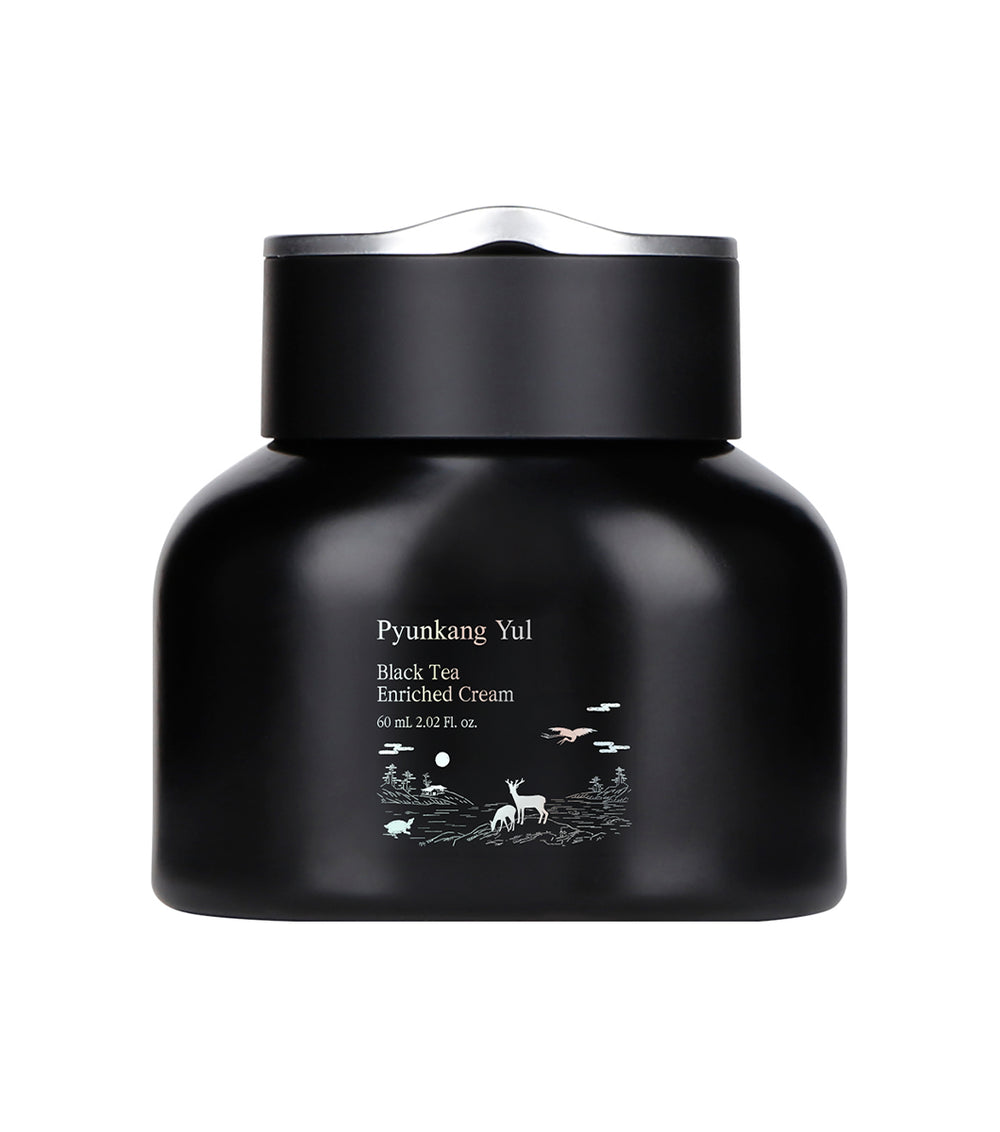 PYUNKANG YUL Black Tea Enriched Cream 60ml – Crema Facial Revitalizante con Té Negro Fermentado