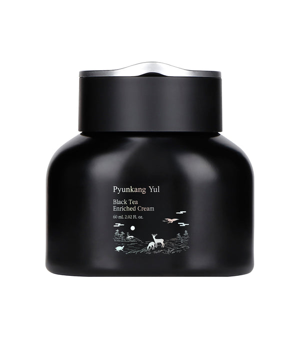 PYUNKANG YUL Black Tea Enriched Cream 60ml – Crema Facial Revitalizante con Té Negro Fermentado