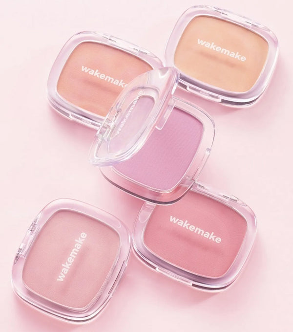 Wakemake Sheer Breeze Blusher 4g – Rubor En Polvo Traslúcido Con Sílice Y Nylon-12