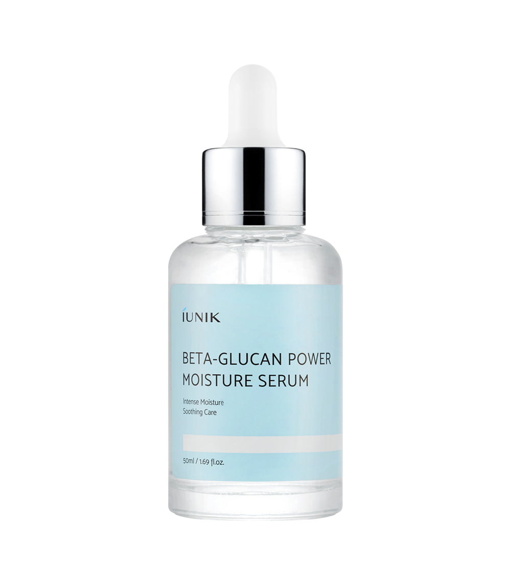 IUNIK Beta Glucan Power Moisture Serum 50ml – Serum Facial Hidratante Intensivo y Reparador con Beta-Glucano