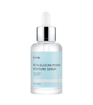 IUNIK Beta Glucan Power Moisture Serum 50ml – Serum Facial Hidratante Intensivo y Reparador con Beta-Glucano