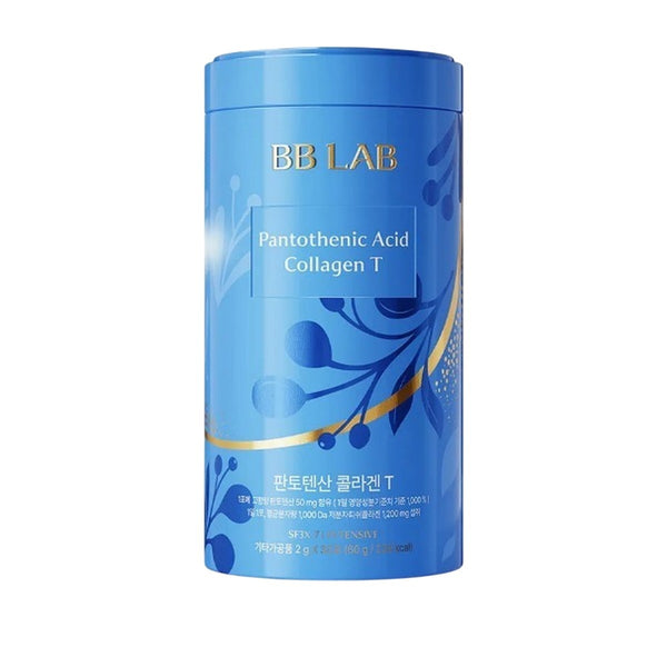 NUTRIONE | BB LAB Pantothenic Acid Collagen T 60g (2g x 30) – Suplemento para Control de Grasa y Energía con Ácido Pantoténico y Colágeno.