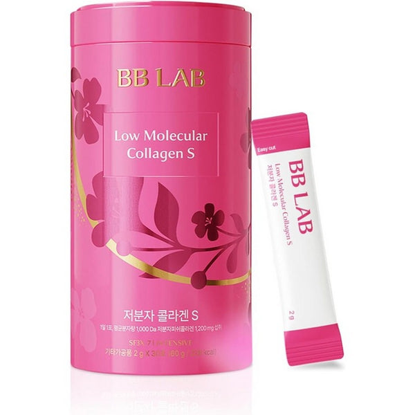 NUTRIONE | BB LAB Low Molecular Collagen S 60g (2g x 30) – Suplemento de Colágeno Marino para la Piel con Colágeno de Pescado y Vitamina C.