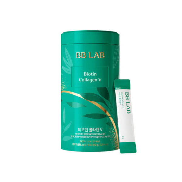 NUTRIONE | BB LAB Biotin Collagen V 60g (2g x 30) – Suplemento para Piel y Cabello con Biotina y Colágeno Marino.