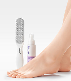 BAREN Foot Callus Eraser Home Set – Kit Exfoliante y Removedor de Callosidades con Chamaecyparis Obtusa