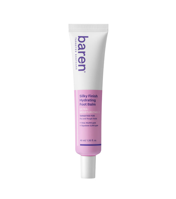 BAREN Silky Finish Hydrating Foot Balm 40ml – Bálsamo Hidratante para Pies con Urea
