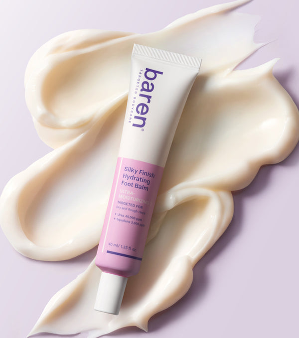 BAREN Silky Finish Hydrating Foot Balm 40ml – Bálsamo Hidratante para Pies con Urea