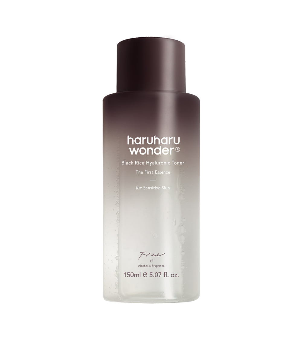 HARUHARU WONDER Black Rice Hyaluronic Toner Free of Alcohol Fragrance 150ml – Tónico Hidratante y Calmante con Arroz Negro Fermentado