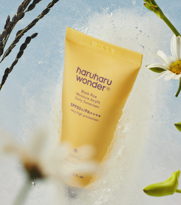 HARUHARU WONDER Black Rice Moisture Airyfit Daily Sunscreen 50ml – Protector Solar Hidratante con Arroz Negro Fermentado