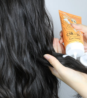 ELIZAVECCA CER-100 Collagen Coating Hair A+ Muscle Curl Cream 120ml – Crema para Peinar y Definir Rizos con Colágeno Hidrolizado