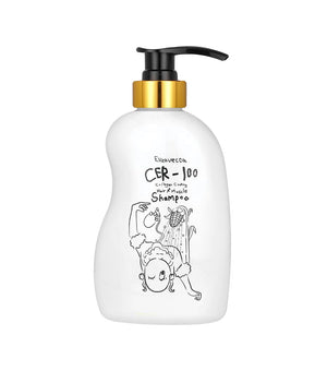 ELIZAVECCA CER-100 Collagen Coating Hair Muscle Shampoo 500ml – Champú Fortalecedor y Revitalizante con Colágeno Hidrolizado