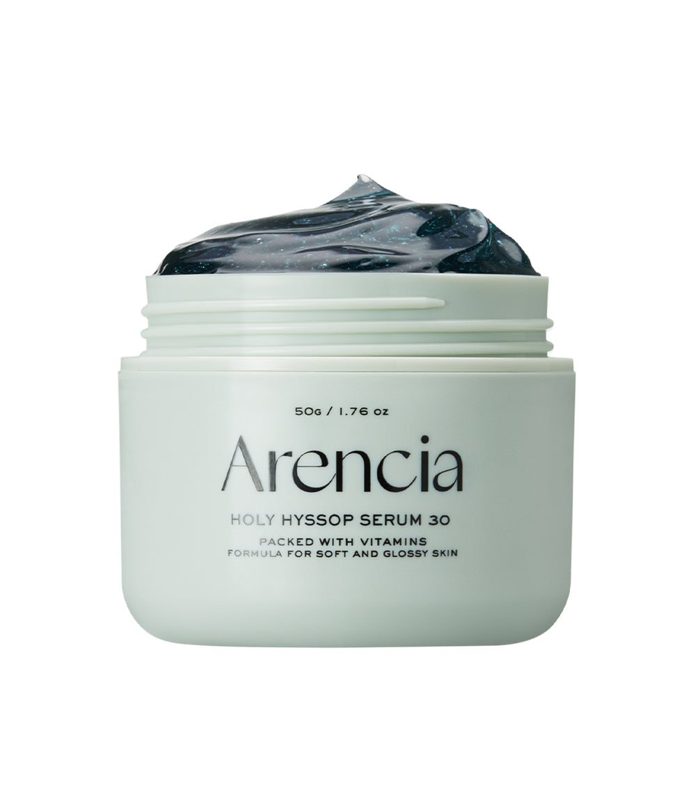 ARENCIA Holy Hyssop Serum 30 50g – Serum Facial de Hidratación Profunda con Extracto de Hisopo, Prebióticos y Ácido Hialurónico