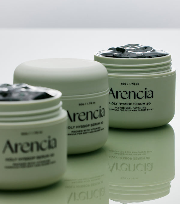 ARENCIA Holy Hyssop Serum 30 50g – Serum Facial de Hidratación Profunda con Extracto de Hisopo, Prebióticos y Ácido Hialurónico