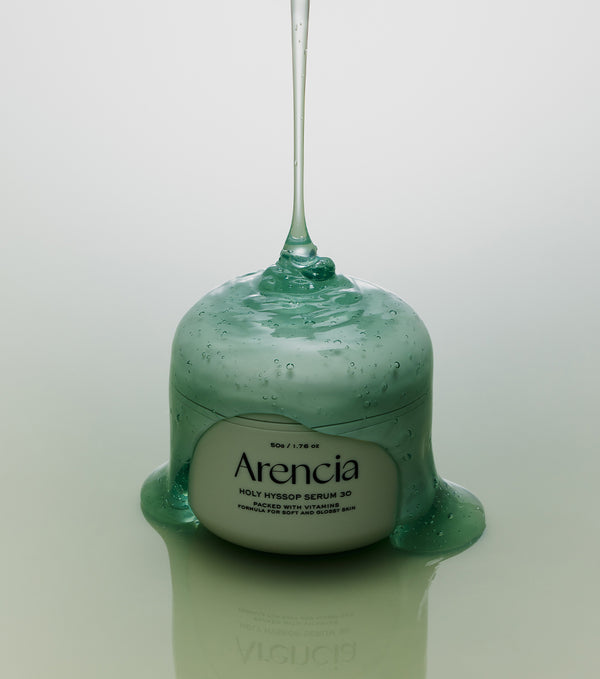 ARENCIA Holy Hyssop Serum 30 50g – Serum Facial de Hidratación Profunda con Extracto de Hisopo, Prebióticos y Ácido Hialurónico