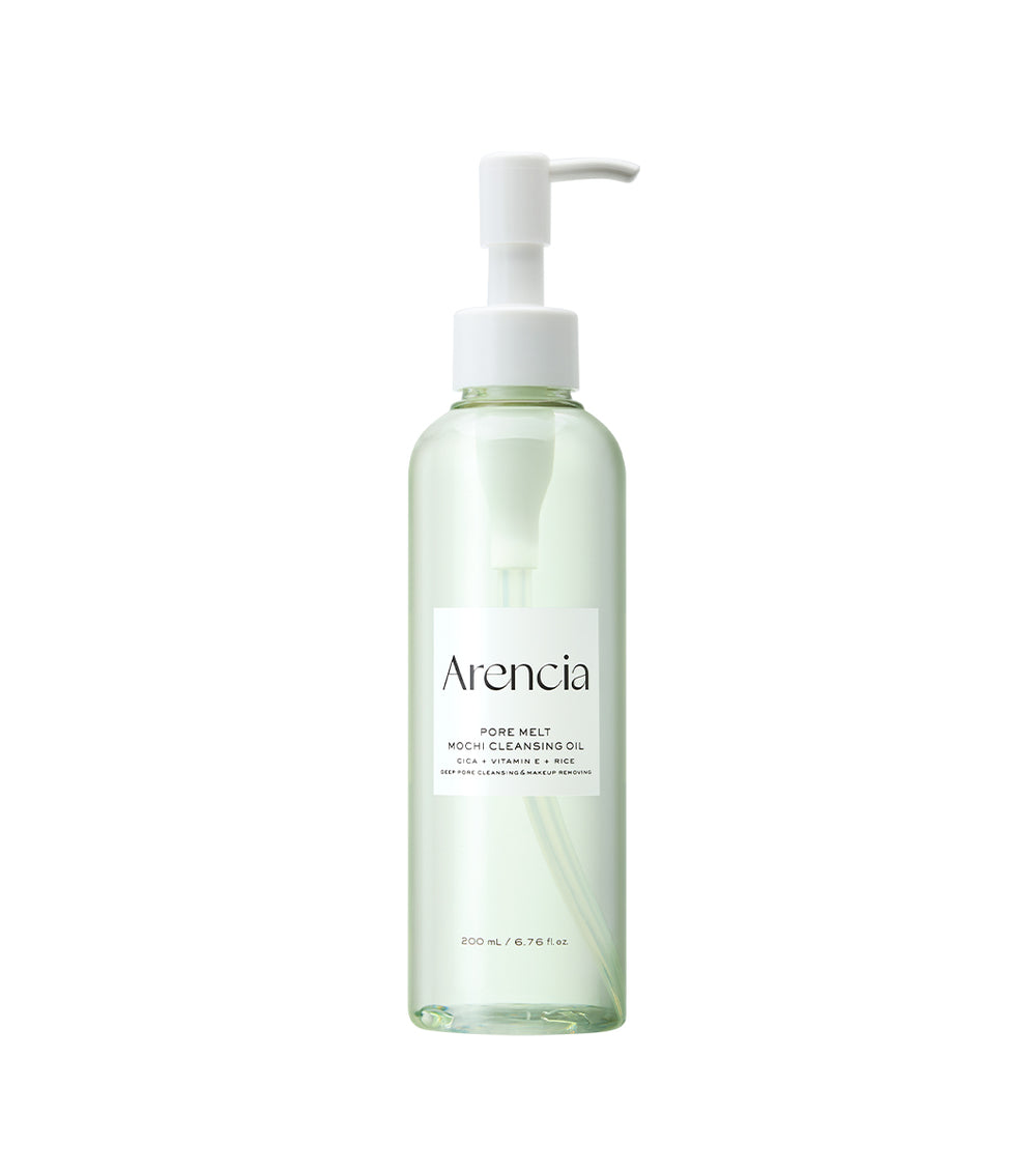 ARENCIA Pore Melt Mochi Cleansing Oil 200ml – Aceite Limpiador Disolvente de Impurezas con Aceite de Salvado de Arroz y Jojoba
