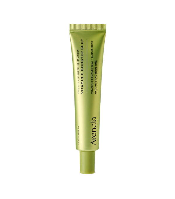 ARENCIA Vitamin C Booster Shot 30ml – Concentrado Facial Iluminador de Alta Potencia con Vitamina C Pura y Ferulic Acid